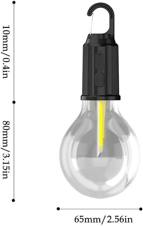 Rechargeable Camping Hanging Bulb Light