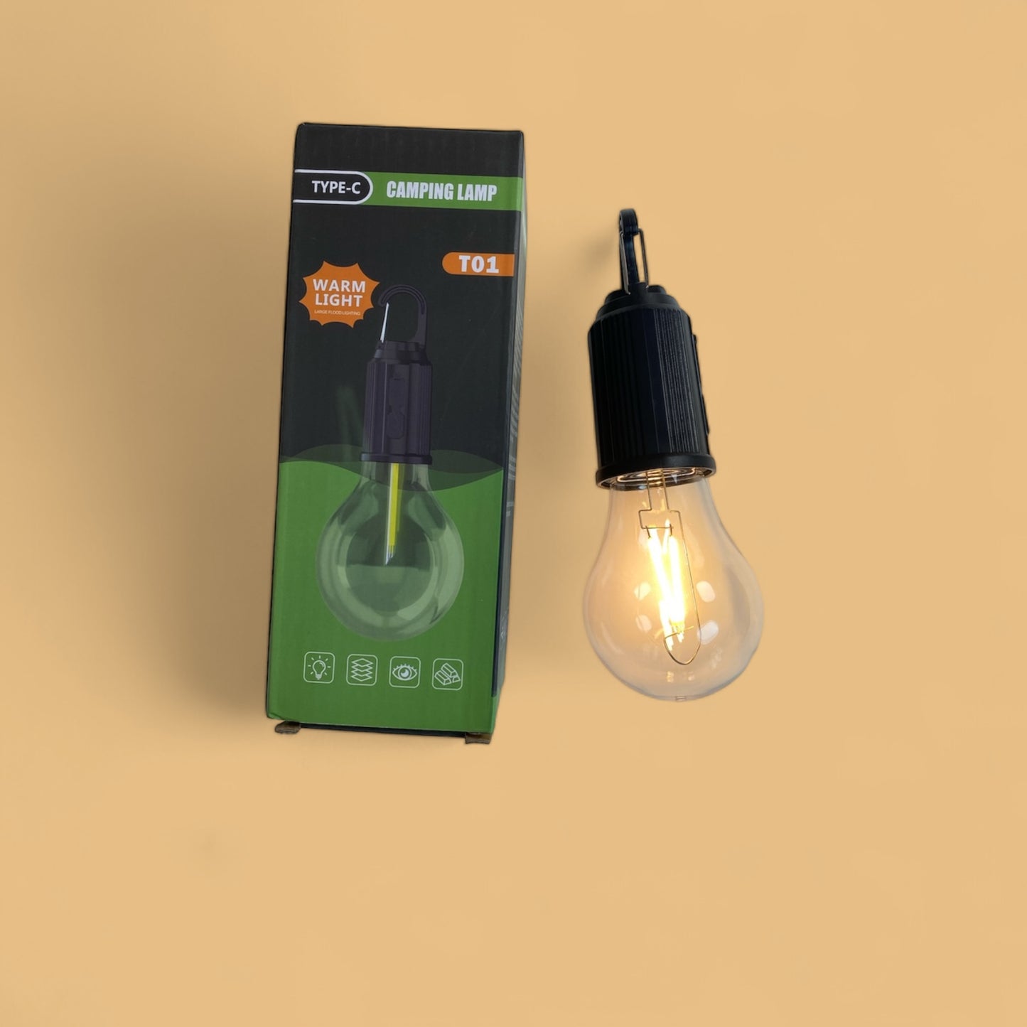 Rechargeable Camping Hanging Bulb Light