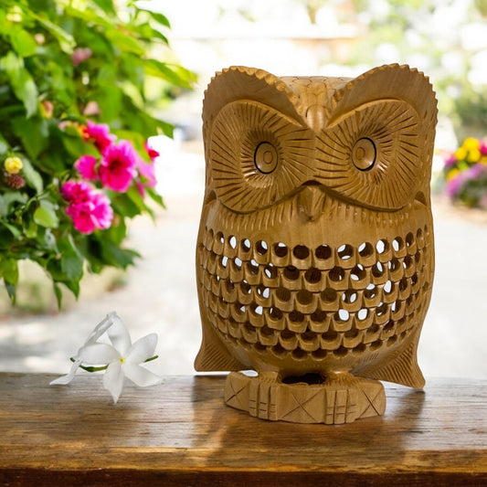 Handmade Wooden  Owl