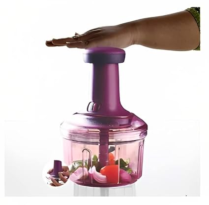 Kitchen Sunray Vegetables & Fruits Chopper Hand Press Push Chopper 750 Ml