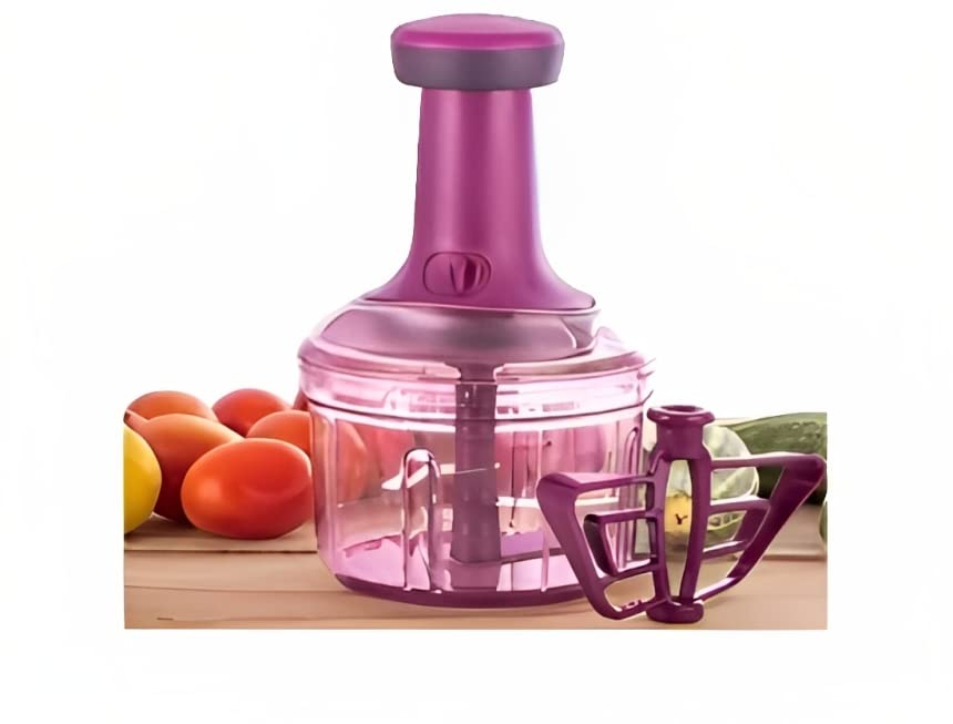 Kitchen Sunray Vegetables & Fruits Chopper Hand Press Push Chopper 750 Ml